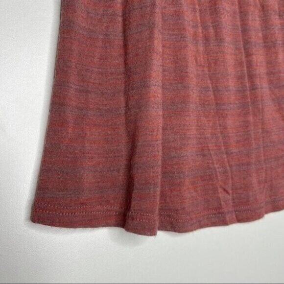 Dolan Womens Size Petite XS Light Red Off The Shoulder Ruffle 3/4 Sleeve Blouse - Picture 5 of 12